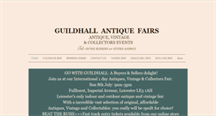 Desktop Screenshot of guildhallantiquefairs.co.uk
